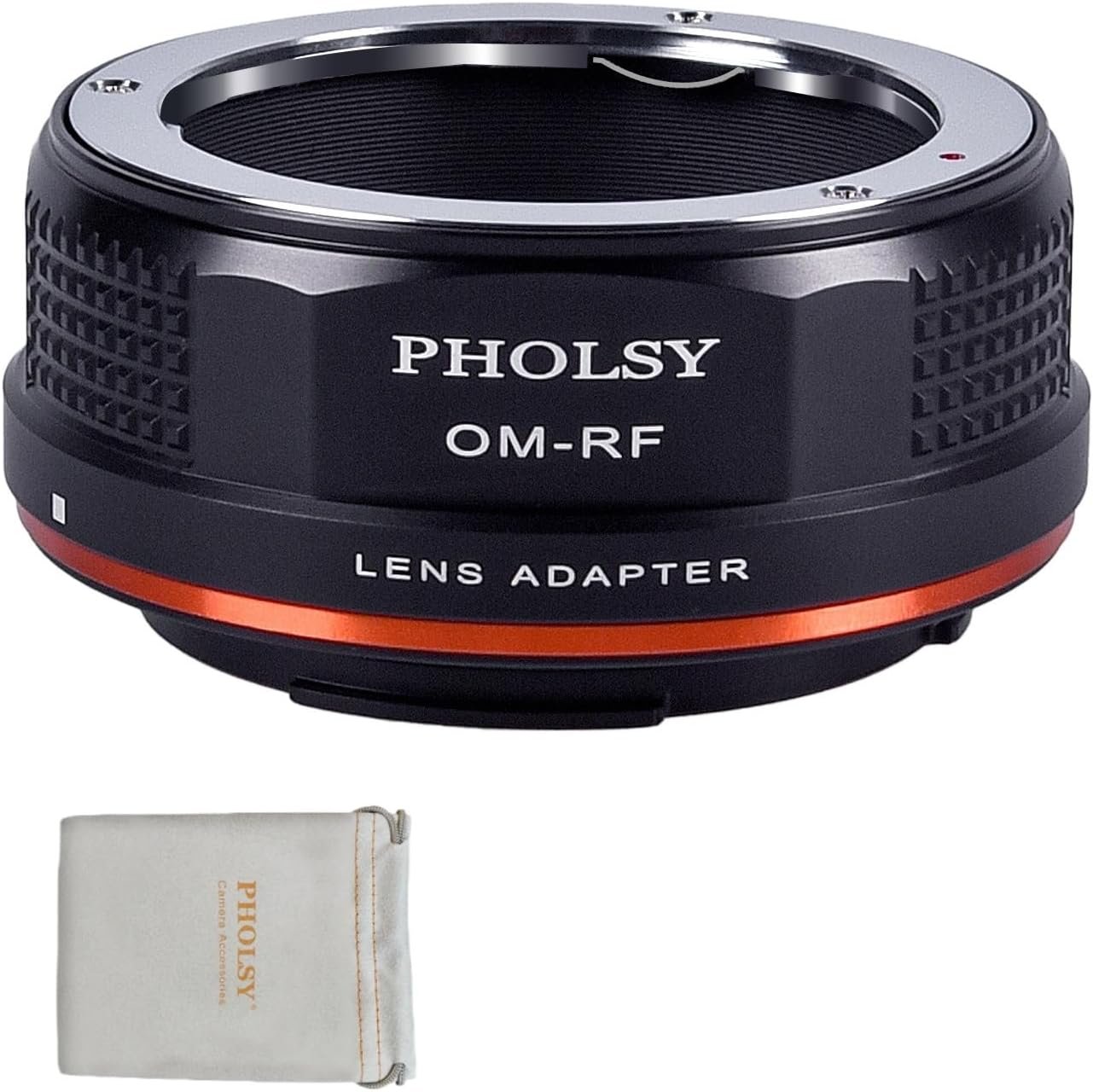 Lens Mount Adapter Manual Focus: Compatible with Olympus OM Lens to Canon RF (EOS R-Type) Camera Body