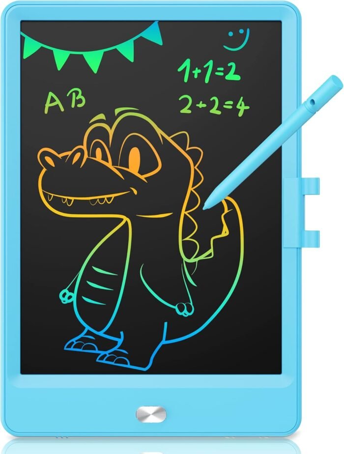 KOKODI LCD Writing Tablet 8.5-Inch Colorful Doodle Board, Electronic Drawing Tablet Drawing Pad for Kids, Educational and Learning Kids Toys Gifts for 3 4 5 6 7 8 Year Old Boys and Girls(Blue) - Image 6