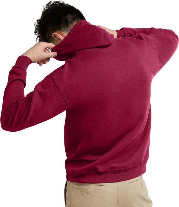 Hanes Men's Hoodie, EcoSmart Fleece Hoodie, Hooded Sweatshirt for Men - Image 2