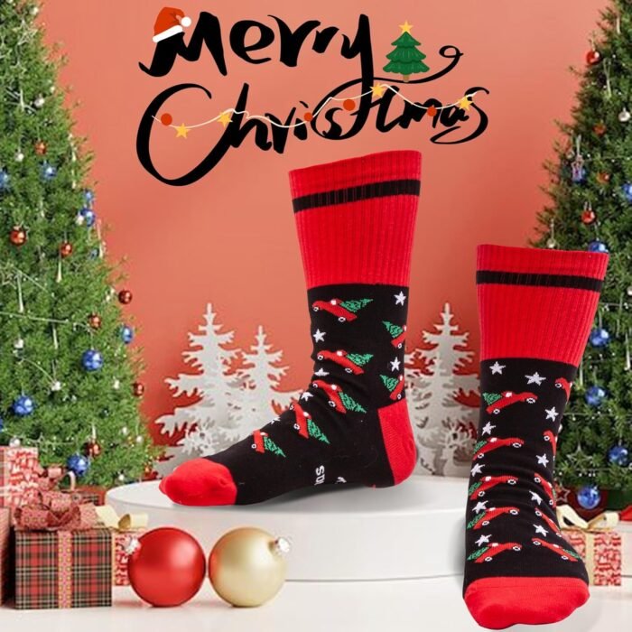 Christmas Socks Gifts for Men Women Teens,Christmas Stocking Stuffers for Men Him Adults Teens,Mens Gifts - Image 2