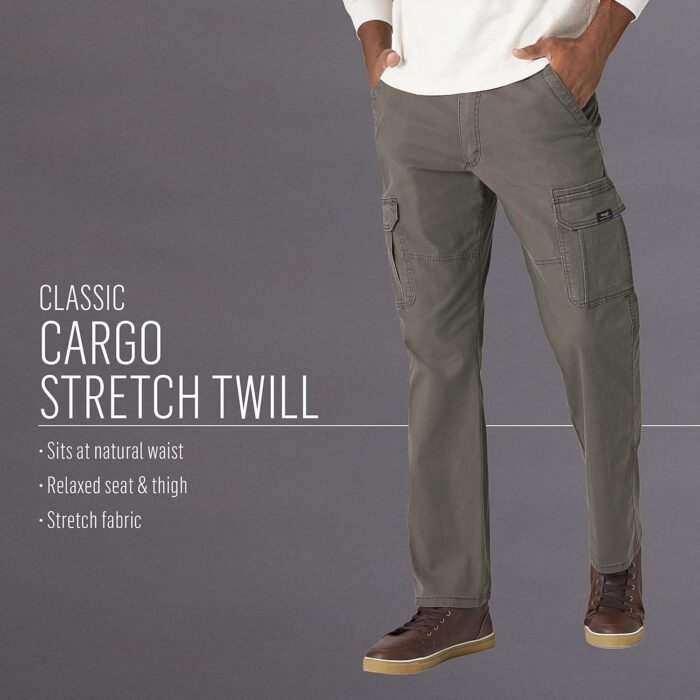 Wrangler Authentics Men's Relaxed Fit Stretch Cargo Pant - Image 5