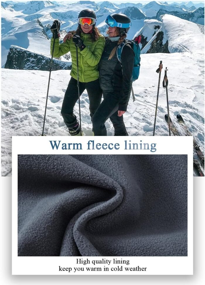 Gopune Women's Waterproof Windproof Outdoor Hiking Snow Ski Insulated Pants - Image 3