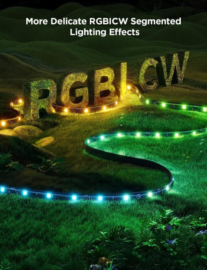 Govee TV Backlight 3 Lite with Fish-Eye Correction Function Sync to 75-85 Inch TVs, 16.4ft RGBICW Wi-Fi TV LED Backlight with Camera, 4 Colors in 1 Lamp Bead, Voice and APP Control, Adapter - Image 3