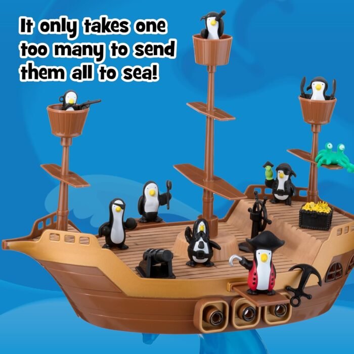 Don’t Rock the Boat Board Game - Kids Games, Family Games for Kids and Adults, Board Games for Family Night, Multi-Player Board Games, Builds Hand & Eye Coordination, Balancing Toy, Ages 5+ - Image 5