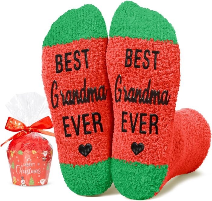 HAPPYPOP Christmas Gifts Stocking Socks For Women - Stocking Stuffers For Her Mom Aunt, Gifts For Sister Daughter In Law