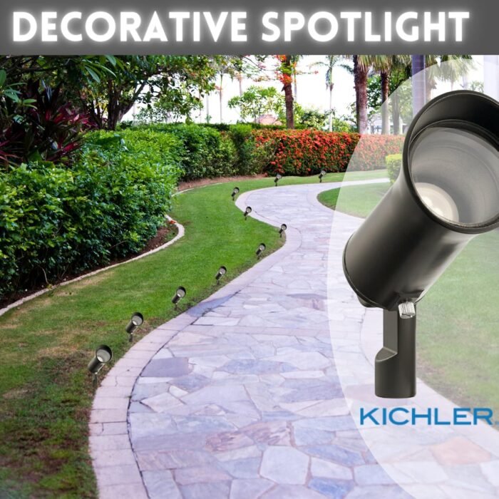 Kichler Landscape 28311-250-Lumen 3-Watt Olde Bronze LED Spot Light (4 Pack) - Image 3