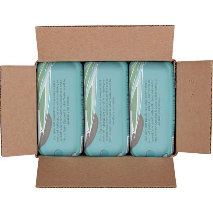 Burt's Bees Stocking Stuffers, Coconut & Lotus Face Wipes, for All Skin Types, Micellar Makeup Remover & Facial Cleansing Towelettes, Skin Care Christmas Gifts, 30 Ct. (3-Pack) - Image 15