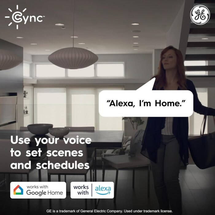 Cync GE Reveal HD+ Smart Undercabinet Light Fixture, Color Changing Undercab Light, Smart Wi-Fi Kitchen Light, Works with Alexa and Google Home, Christmas Gifts for Men, Holiday Gift for Women, 18 in - Image 7