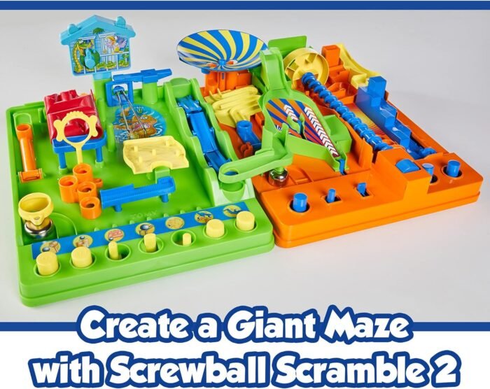 Screwball Scramble Kids Board Game- Timed Marble Run Obstacle Course Kids Games - Holiday Toys and Christmas Games - Toddler Christmas Gifts Ages 5 Years and Up - Image 7