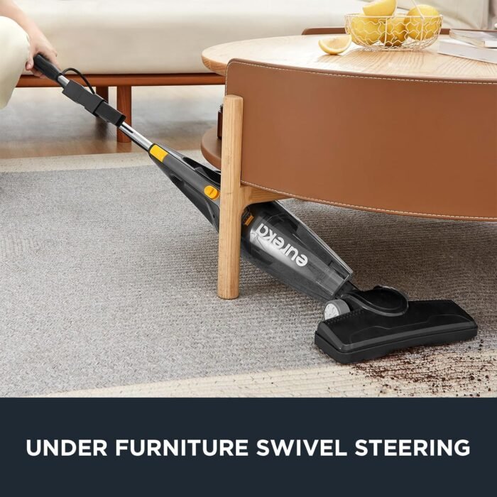 Eureka Blaze Stick Vacuum Cleaner, Powerful Suction 3-in-1 Small Handheld Vac with Filter for Hard Floor Lightweight Upright Home Pet Hair, Dark Black - Image 5
