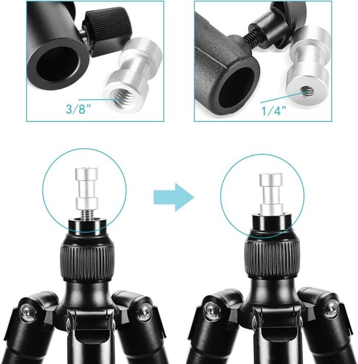Neewer Universal E-Type Camera Flash Speedlite Mount Light Stand Bracket Umbrella Shoe Holder Compatible with Nikon Pentax Olympus and other Flashes with Standard Shoe Mount - Image 6