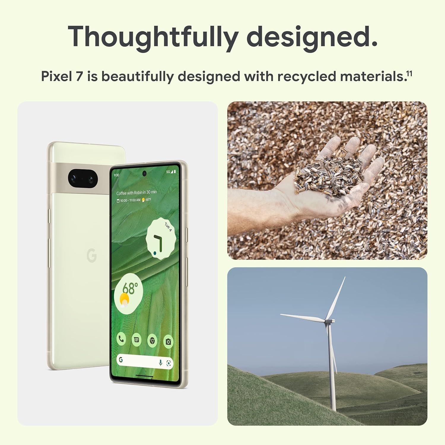 Google Pixel 7-5G Android Phone - Unlocked Smartphone with Wide Angle Lens and 24-Hour Battery - 128GB - Obsidian - Image 10