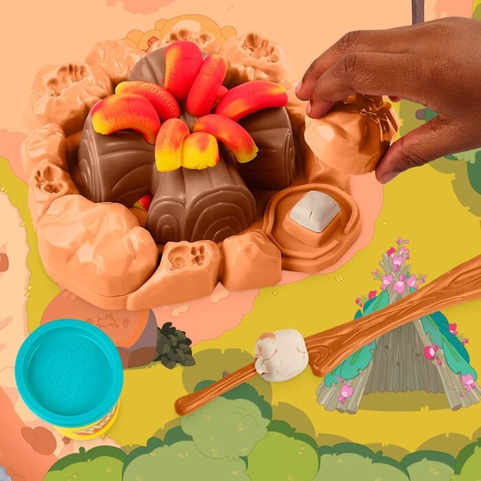 Play-Doh Bluey Goes Camping Playset with Campfire Themed Tools, Kids Arts and Crafts Toys for Girls and Boys 3 Years & Up - Image 5