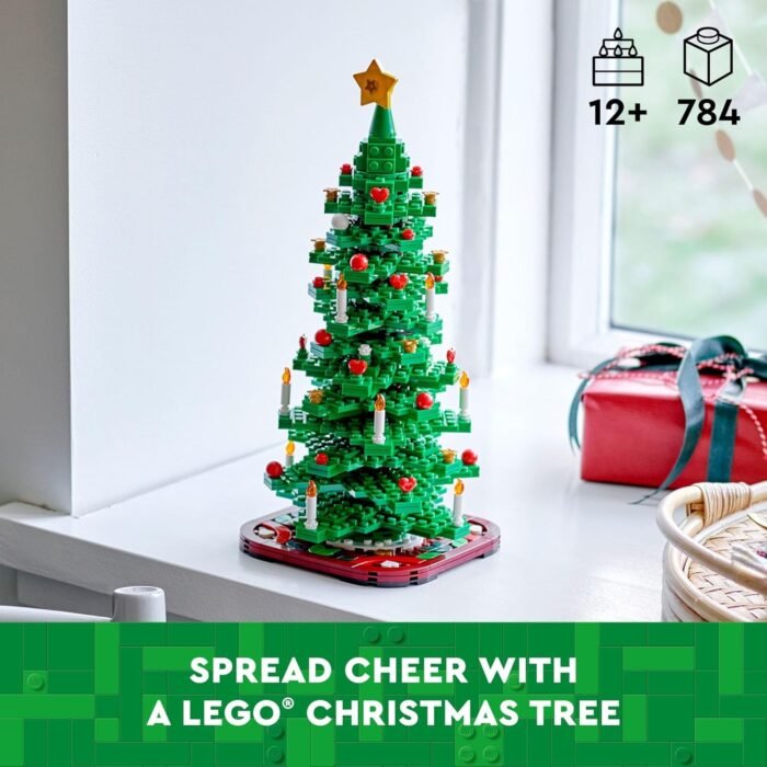 LEGO Christmas Tree - Building Toys for Kids, Boys & Girls, Ages 12+ - Mini Christmas Tree Decorations for Tabletop & Home - Gifts for Boys & Girls - 40573 - Image 2
