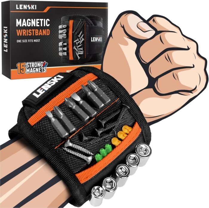 Lenski Stocking Stuffers for Adults Men, Christmas Gifts for Men, Magnetic Wristband Dad Gifts for Men Unique, Mens Gifts for Dad Him Grandpa, Gifts for Men Who Have Everything, Cool Gadgets for Men