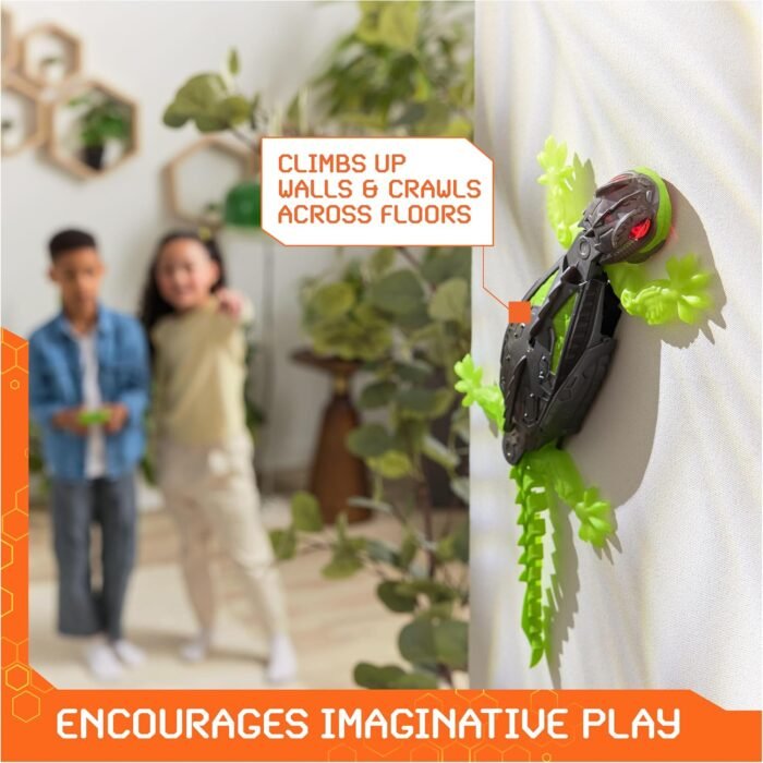 Wall Crawler Gecko, Rechargeable Remote Control Robot Kids Toys, Climbs up Walls for Prank Toys & Games, RC Robot Toys for Boys & Girls Ages 4 & Up - Image 2
