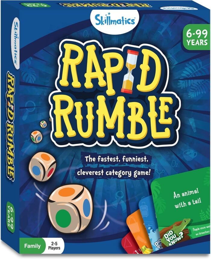 Skillmatics Board Game Rapid Rumble, Fun for Family Game Night, Educational Toy, Card Game for Kids, Teens & Adults, Gifts for Ages 6, 7, 8, 9 and Up - Image 6