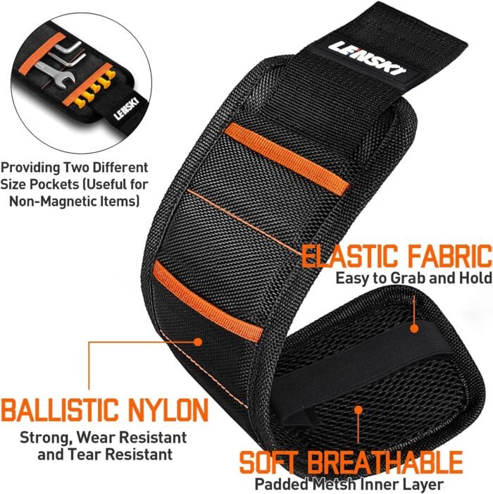 Lenski Stocking Stuffers for Adults Men, Christmas Gifts for Men, Magnetic Wristband Dad Gifts for Men Unique, Mens Gifts for Dad Him Grandpa, Gifts for Men Who Have Everything, Cool Gadgets for Men - Image 2