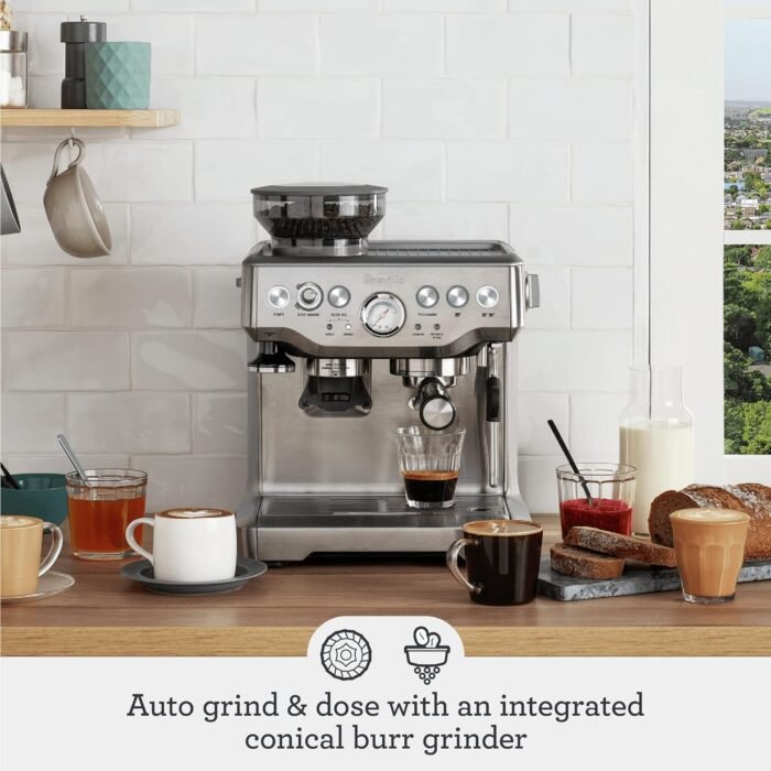 Breville BES870XL Espresso Machine, One Size, Brushed Stainless Steel - Image 2