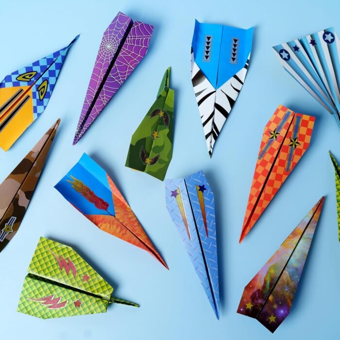 Creativity for Kids Paper Airplane Squadron - Create 20 Paper Airplanes, Crafts for Boys and Girls, Stocking Stuffers and Gift for Boys, Kids Activities for Ages 6-8+ - Image 7