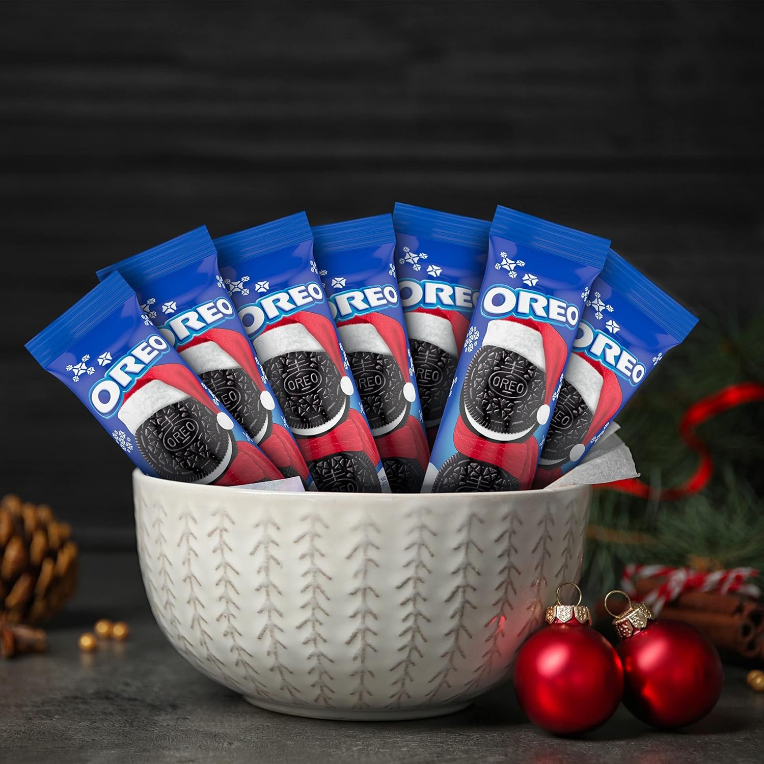 OREO Chocolate Sandwich Cookies, Holiday Cookies, 12 - 4 oz Stocking Stuffer Packs - Image 8