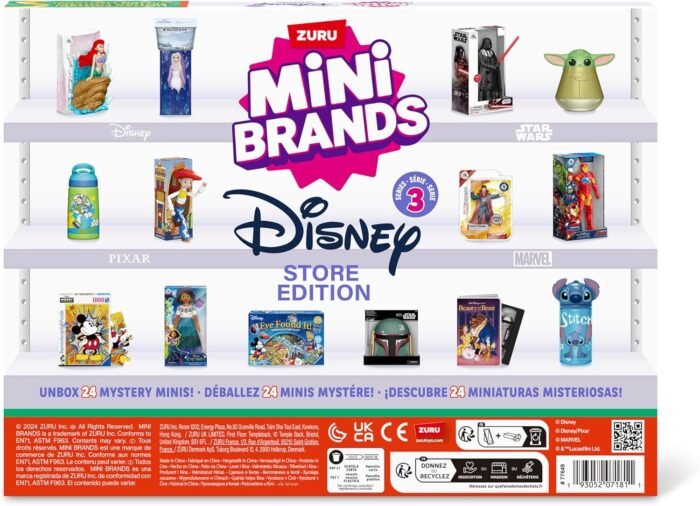 Disney Advent Calendar 2024 by ZURU Mini Brands Limited Edition Advent Calendar, 24 Days of Suprises, Mini Figures, Fun Christmas Toys for Kids, Best Gift for Girls and Boys Ages 3+ - Image 4