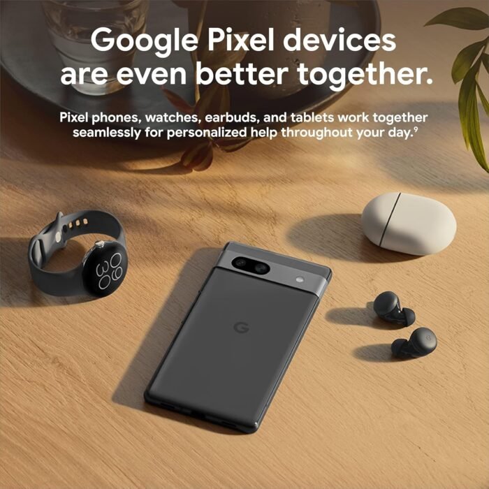 Google Pixel 7a - Unlocked Android Cell Phone - Smartphone with Wide Angle Lens and 24-Hour Battery - 128 GB – Charcoal - Image 8
