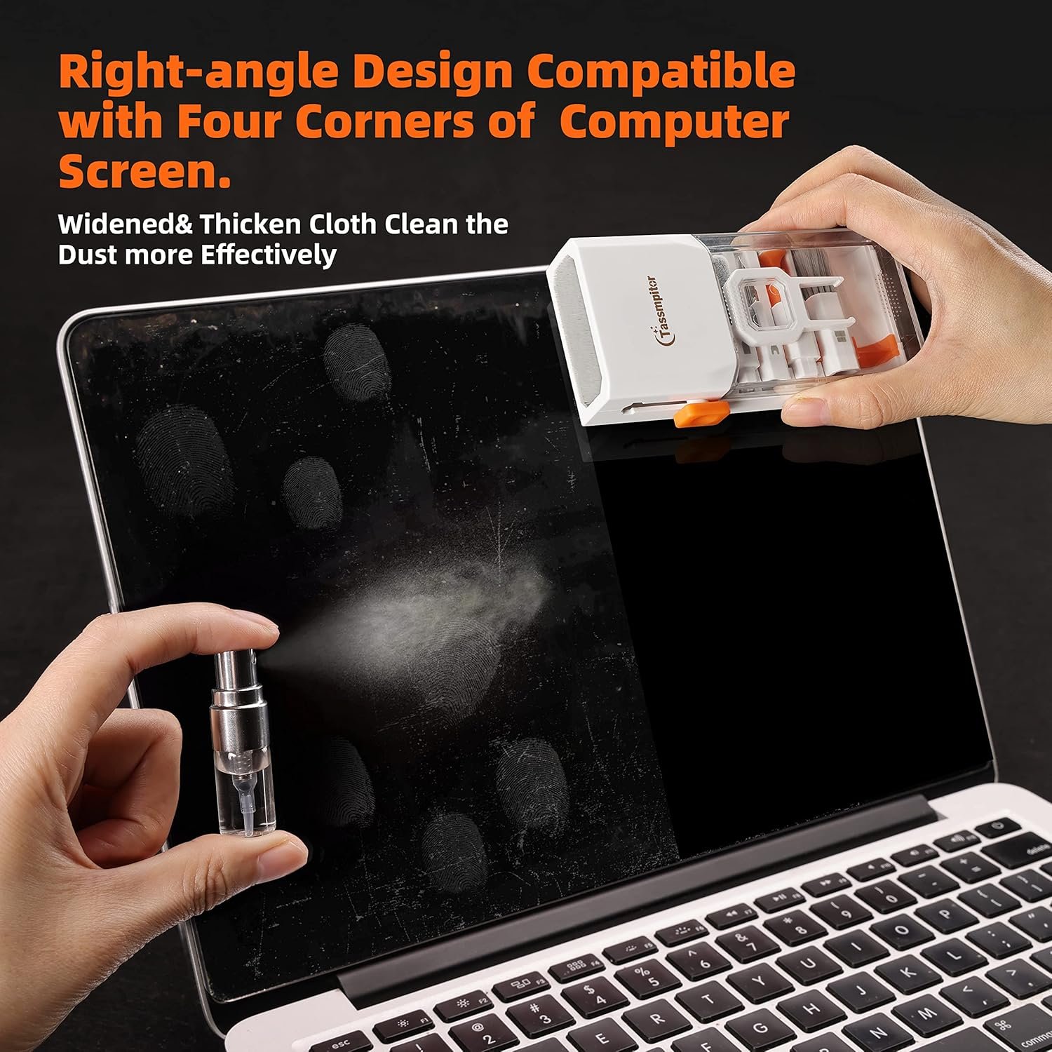 Laptop Cleaning Kit Keyboard Cleaner, Keyboard Cleaning Kit Electronics Cleaning Tool for MacBook iPad Phone iPhone Pro, Brush Tool for Tablet, Computer, PC, TV Camera Lens Computer Vacuum Keyboard - Image 4