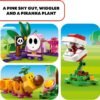 LEGO Super Mario Soda Jungle Maker Set, Customizable Nintendo Birthday Gift, Mario Playset for Kids, Pink Shy Guy and a Wiggler, Jungle Toys for Boys, Girls and Any Gamers Ages 7 and Up, 71434 - Image 4