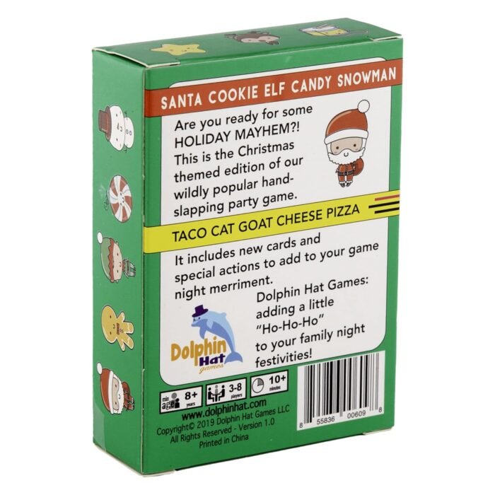 Santa Cookie Elf Candy Snowman Card Game – by Taco Cat Goat Cheese Pizza – Holiday Party Card Game – Great Stocking Stuffer – Fun for Kids, Teens, Adults and Family - 10 Min Ages 7+ - Image 2