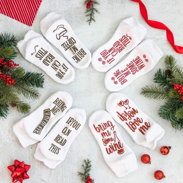 Haute Soiree Women's Novelty Socks - “If You Can Read This, Bring Me Some” - One Size Fits All - Image 7
