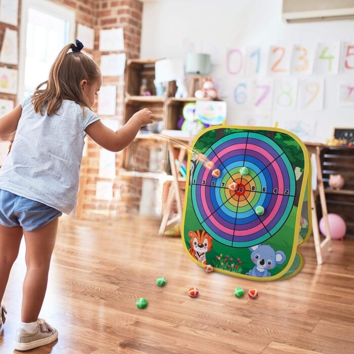 Animal Bean Bag Toss Game Toy Outdoor Toss Game, Family Party Party Supplies for Kids, Gift for Boys Birthday or Christmas for Toddlers Ages 3 4 5 6 Year Old - Image 6