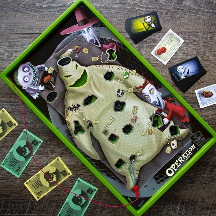 Operation: Disney The Nightmare Before Christmas Board Game | Collectible Operation Game | Featuring Oogie Boogie & Nightmare Before Christmas Artwork, 1+ Players - Image 4