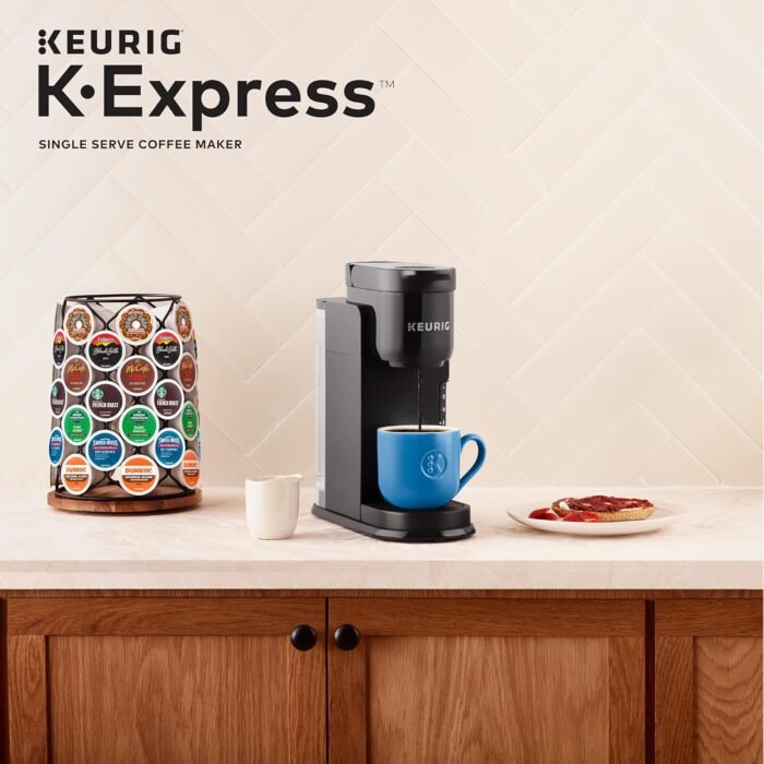 Keurig K-Express Single Serve K-Cup Pod Coffee Maker, 3 Brew Sizes, Strong Button Feature, 42oz Removable Reservoir, Black - Image 9