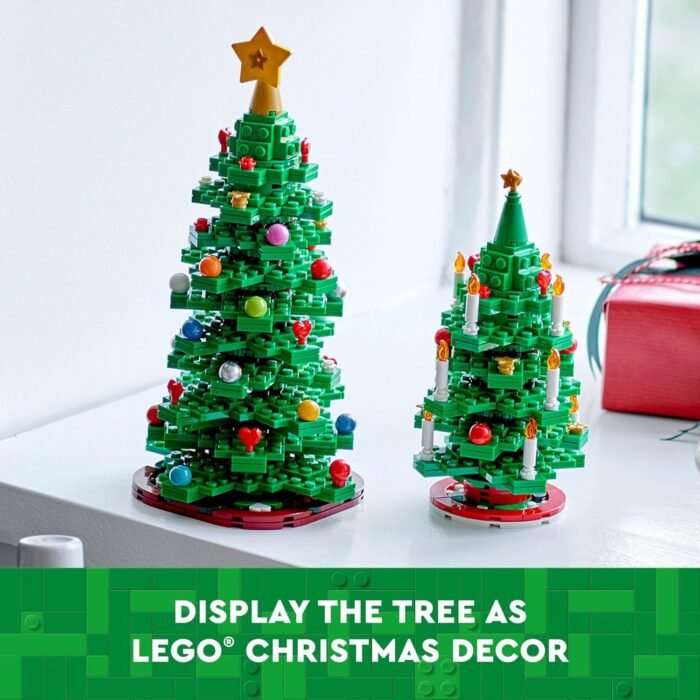 LEGO Christmas Tree - Building Toys for Kids, Boys & Girls, Ages 12+ - Mini Christmas Tree Decorations for Tabletop & Home - Gifts for Boys & Girls - 40573 - Image 6