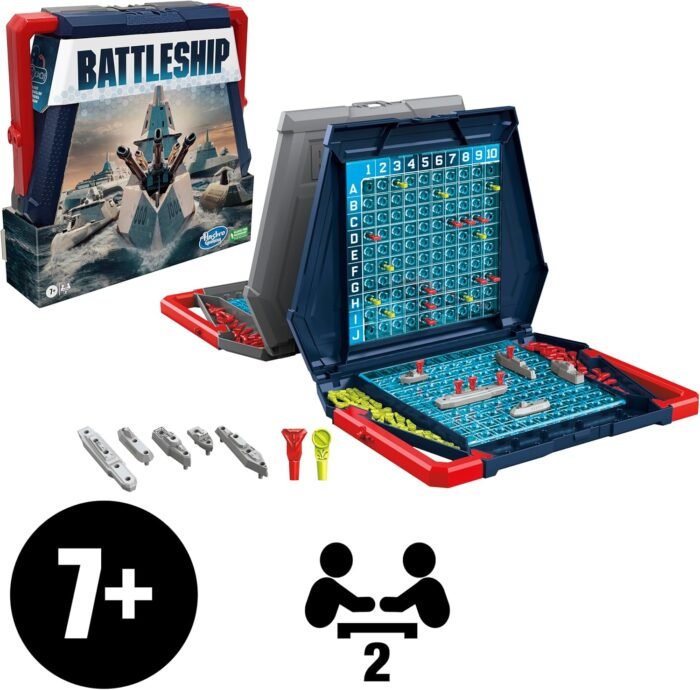 Battleship Classic Board Game, Strategy Game for Kids Ages 7 and Up, Fun for 2 Players - Image 2