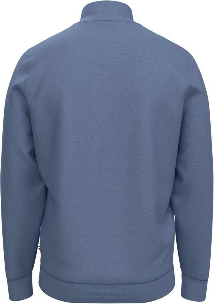 Tommy Hilfiger Men's Long Sleeve Fleece Quarter Zip Pullover Sweatshirt - Image 6
