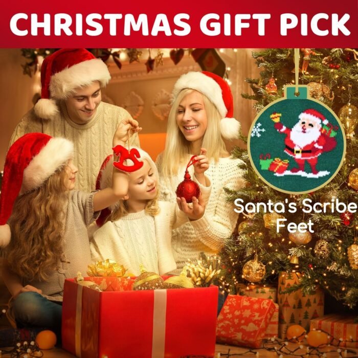 HAPPYPOP Christmas Gifts Stocking Socks For Men Women - Secret Santa Socks Xmas Stocking Stuffers For Mom Dad, Santa Socks For Christmas - Image 5