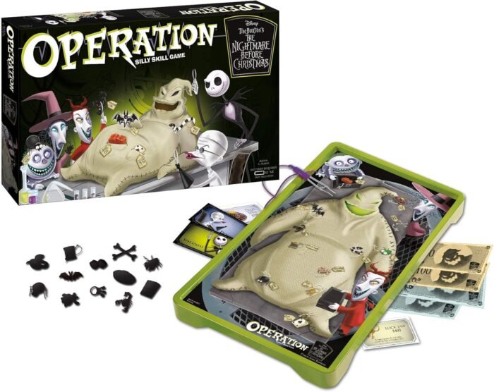 Operation: Disney The Nightmare Before Christmas Board Game | Collectible Operation Game | Featuring Oogie Boogie & Nightmare Before Christmas Artwork, 1+ Players - Image 2