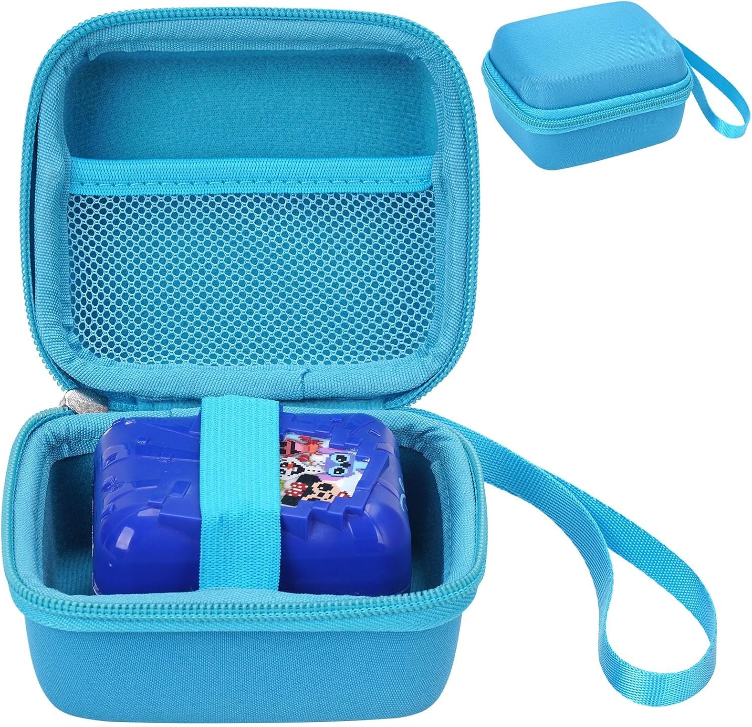 MGZNMTY Travel Carrying Case for Bitzee Disney/Bitzee Magicals/Bitzee Digital Pet Interactive Virtual Toy, Protective Storage Holder for Electronic Gadgets Toys for Kids (Case Only) (Magical Blue)