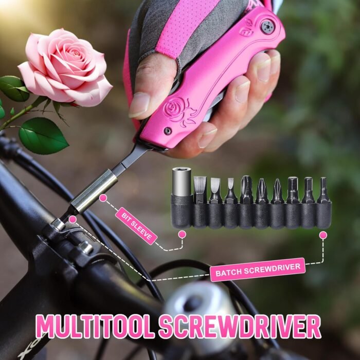 Womens Mom Gifts for Christmas, Stocking Stuffers for Women, Pin-k Pocket Multitool for Women, Christmas Birthday Stocking Stuffers Gifts for Wife Girlfriend Her, Anniversary Mothers Day Gifts - Image 7