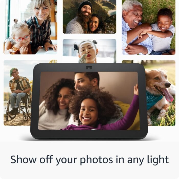 Amazon Echo Show 8 (newest model), With Spatial Audio, Smart Home Hub, and Alexa, Charcoal - Image 6