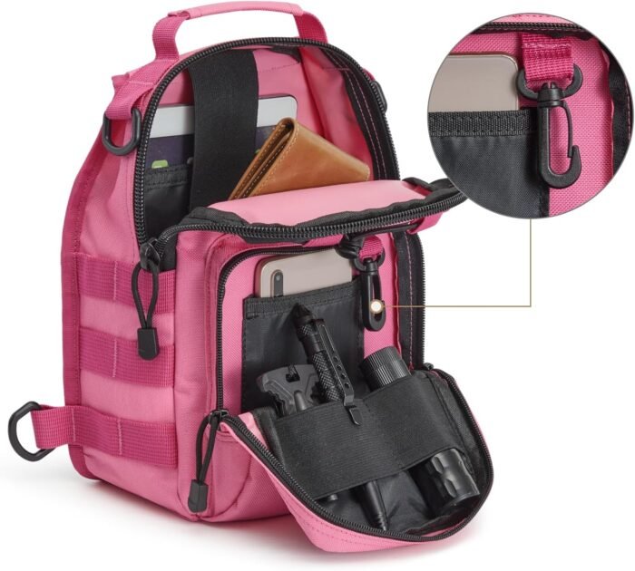 G4Free Outdoor Tactical Bag Backpack, Military Sport Bag Pack Sling Shoulder Backpack Tactical Bag for Every Day Carry - Image 3