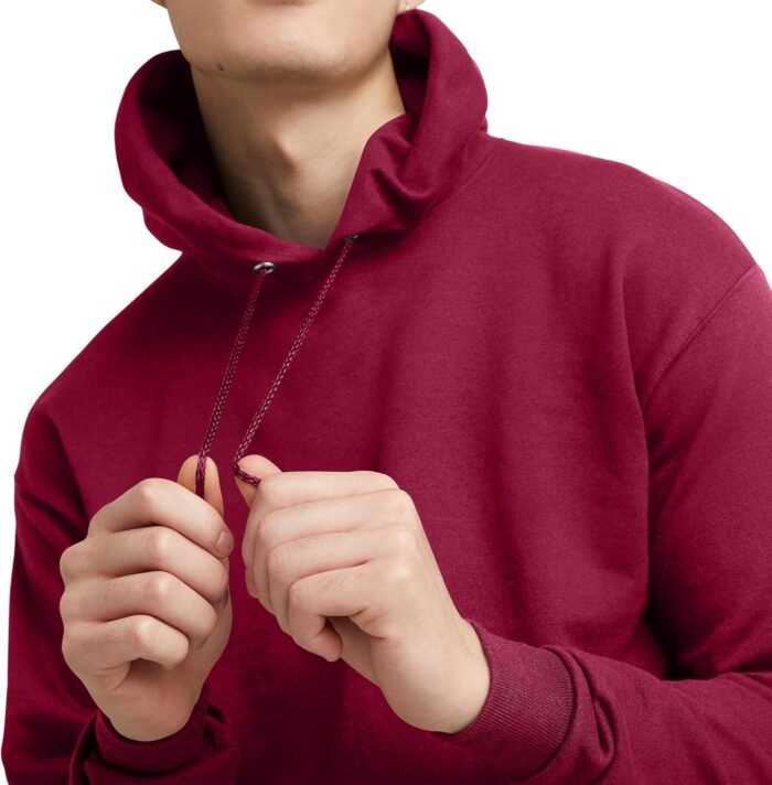 Hanes Men's Hoodie, EcoSmart Fleece Hoodie, Hooded Sweatshirt for Men - Image 4