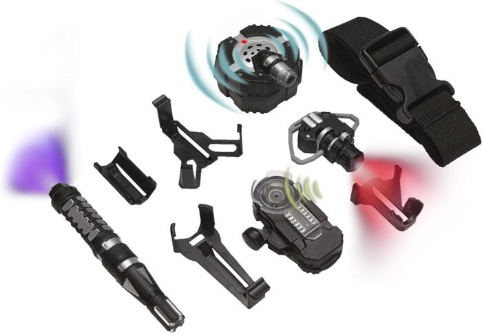 SpyX / Micro Gear Set - 4 Real Spy Toys Kit + Adjustable Belt for Spy Kids Role Play. Junior Secret Agent / Detective / Ninja Toy Gadgets Set for Boys & Girls - Image 4