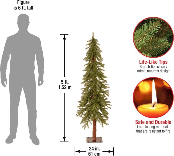 National Tree Company Artificial Christmas Tree | Hickory Cedar - 5 ft - Image 3