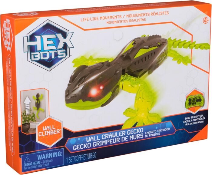 Wall Crawler Gecko, Rechargeable Remote Control Robot Kids Toys, Climbs up Walls for Prank Toys & Games, RC Robot Toys for Boys & Girls Ages 4 & Up - Image 8