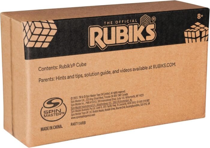 Rubik's Cube, The Original 3x3 Cube 3D Puzzle Fidget Cube Stress Relief Fidget Toy Brain Teasers Travel Games for Adults and Kids Ages 8+ - Image 9