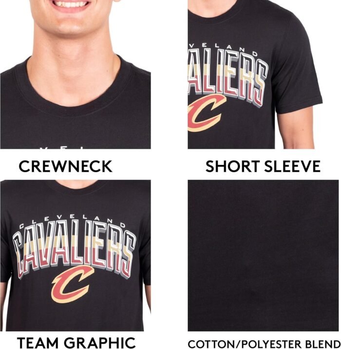 Ultra Game Men's NBA Official Super Soft Supreme T-Shirt-Unisex - Image 4