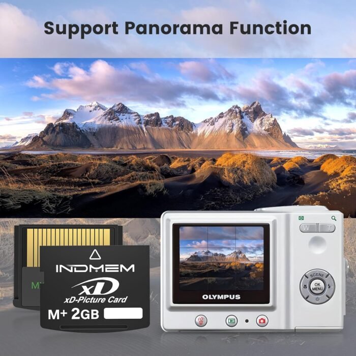 xD-Picture Card 2GB(Type M+) 2GB XD Flash Memory Cards for Olympus Fuji Fujifilm Old Digital Camera, Support Panorama Function,Create 3D Image and Digital Painting - Image 4